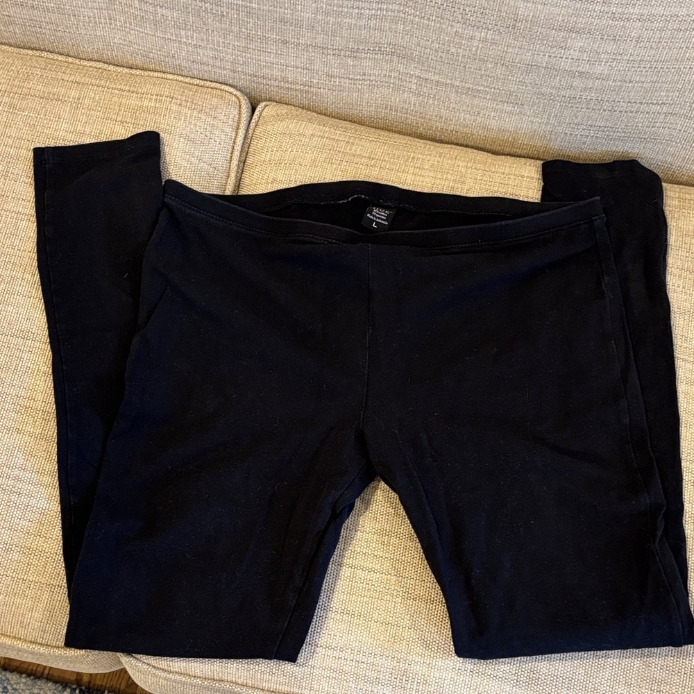 Hue Black Leggings - Classic Everyday Flex